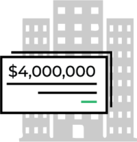 Icon of Commercial Property with a Check