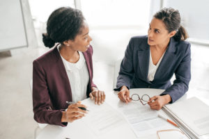 Two business women