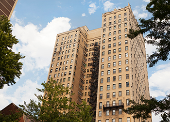 High rise multifamily buildings in Chicago, IL, which could provide cash flow payments.