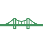 A bridge, which conceptualizes the function of bridge debt to fill in a gap of financing until a project can get longer term debt.