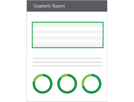 Quarterly Report Icon
